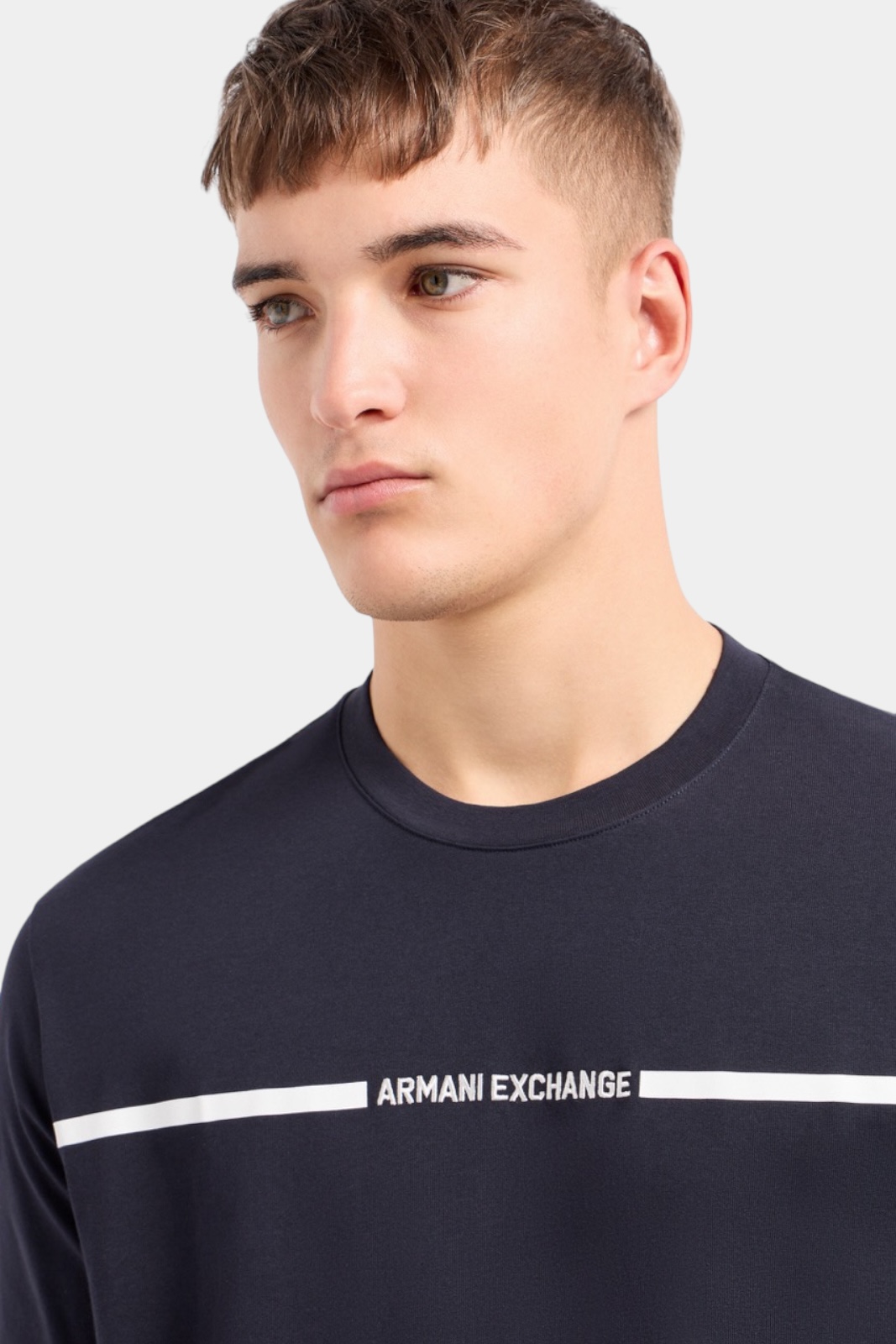 Темно-синя футболка 3DZTLG ZJ9JZ 1583 Armani Exchange